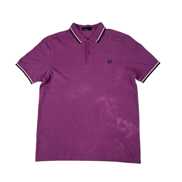 Fred Perry Pink Short Sleeve Polo Shirt - Large