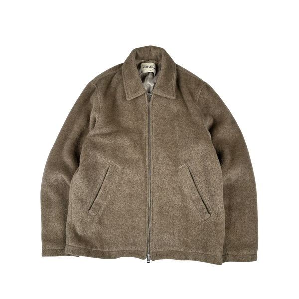 Our Legacy Caramel Mohair Wool Harrington Jacket - Medium