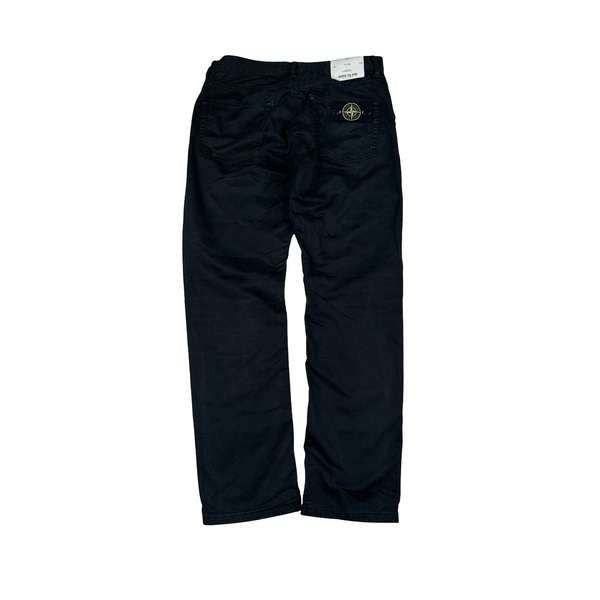 Stone Island 2017 Black Slim Fit Trousers - 32"