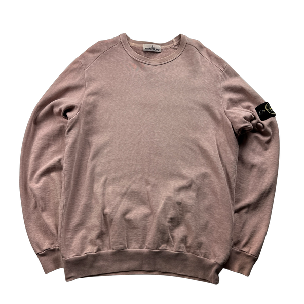 Stone Island 2016 Pink Crewneck Sweatshirt - XL