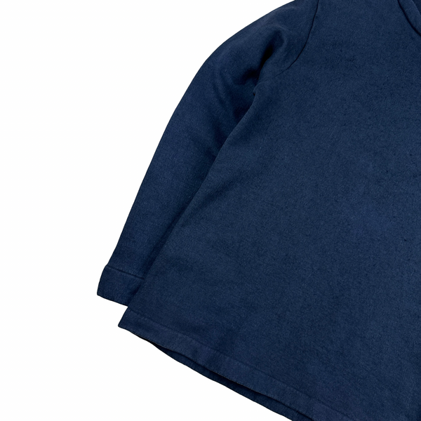 Stone Island AW2000 Wool Blend Blue Crewneck Jumper - XL