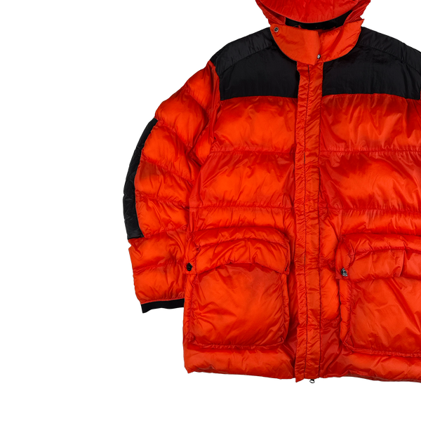 Stone Island 2008 Orange Aitor Throup Modular Anatomy Glove Jacket - XXL