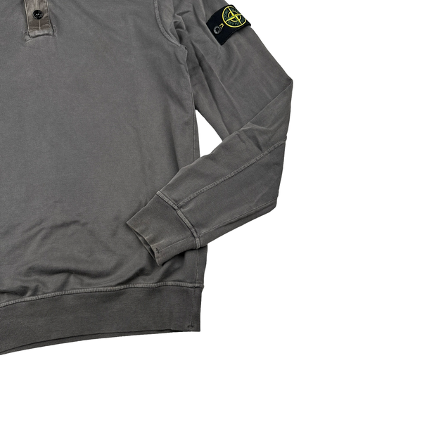 Stone Island 2013 Brown Cotton Pullover Hoodie - Medium