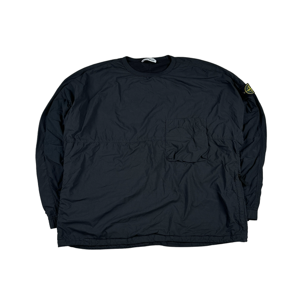Stone Island 2021 Black Naslan Light Pullover -  Large