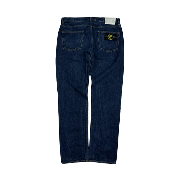 Stone Island 2018 Regular Fit Dark Denim Jeans - 32"