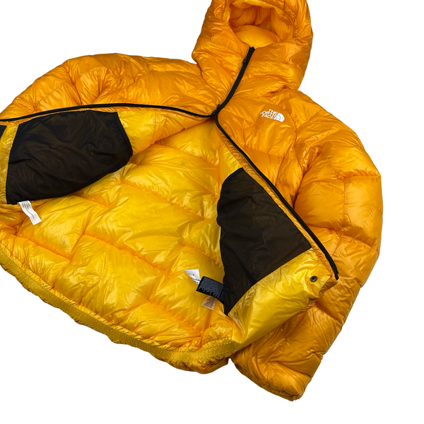 North Face Yellow Summit Series 800 Pro Cloud Down Puffer Jacket - Medium
