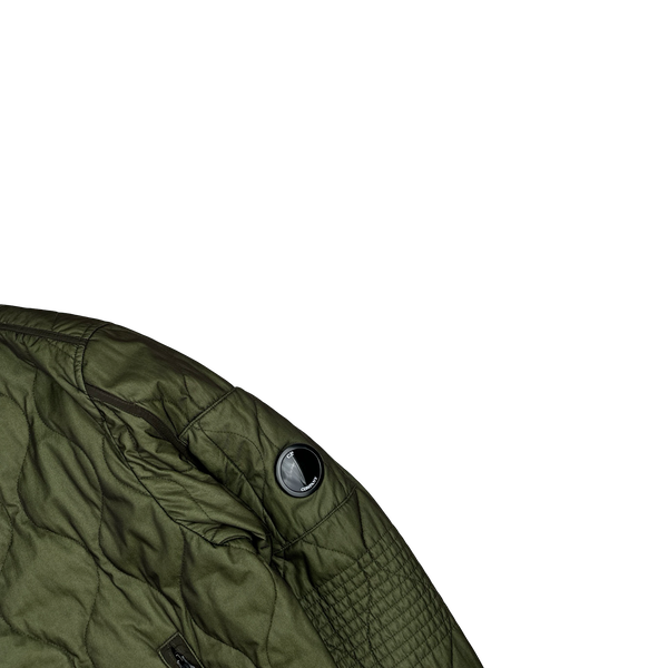 CP Company Green Quilted Bi Mesh Jacket - XL