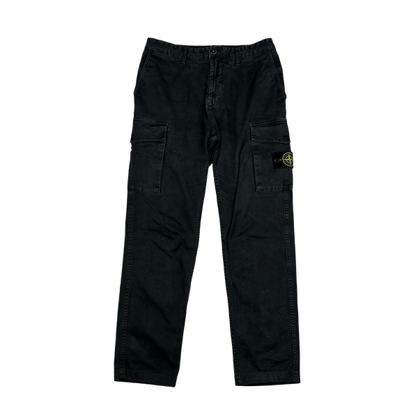 Stone Island 2020 Grey Slim Fit Cargo Trousers - 34"