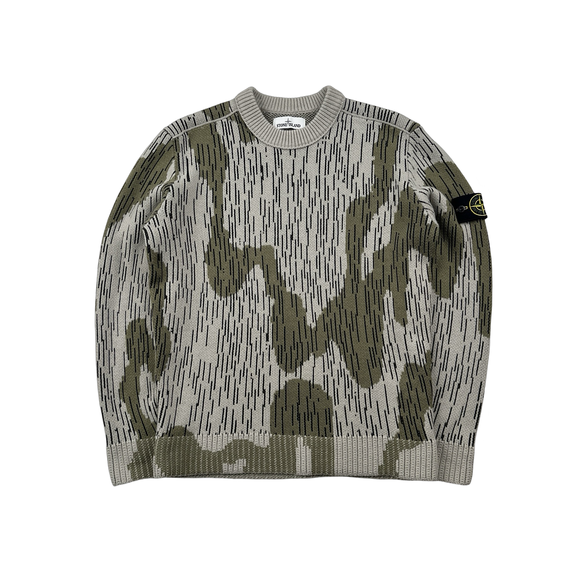 Stone Island 2021 Rain Camo Knitted Crewneck Large – Mat's Island