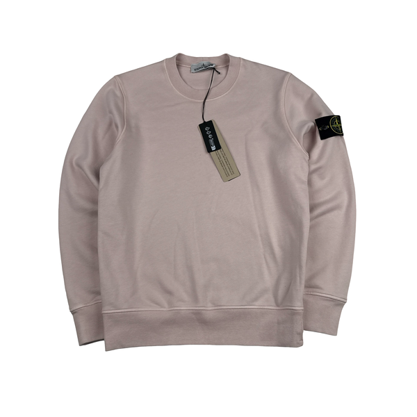 Stone Island 2025 Brushed Organic Cotton Crewneck Jumper - XS