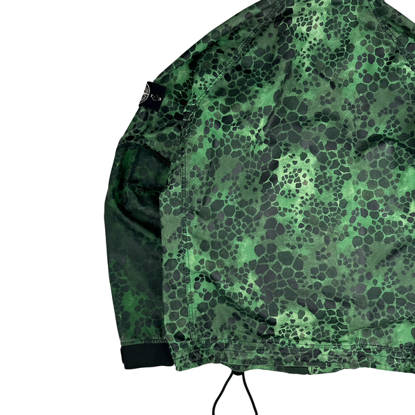 Stone Island 2018 Alligator Camo Light Cotton Nylon Jacket - Large