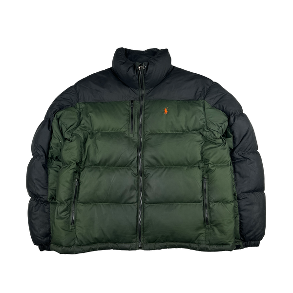 Ralph Lauren Khaki Down Puffer Jacket - XL