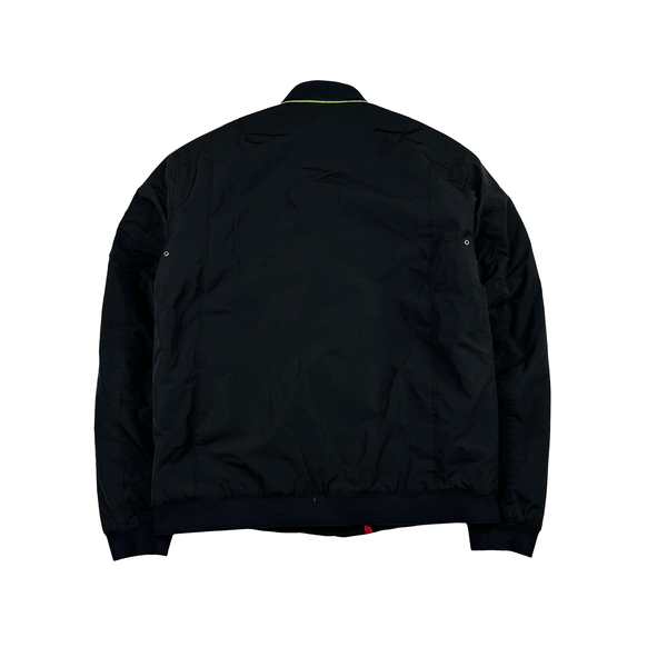 Ma Strum Black Multi Pocket Bomber Jacket - Small