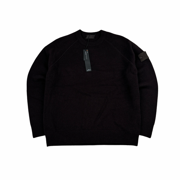 Stone Island 2025 Ghost Brown Cashmere Crewneck Knit Jumper - Large