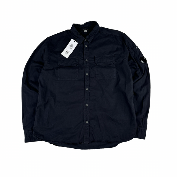 CP Company Navy Lens View Buttoned Shirt - Large