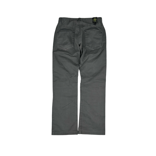 Stone Island 2009 Relaxed Fit Grey Cotton Trousers - 29"