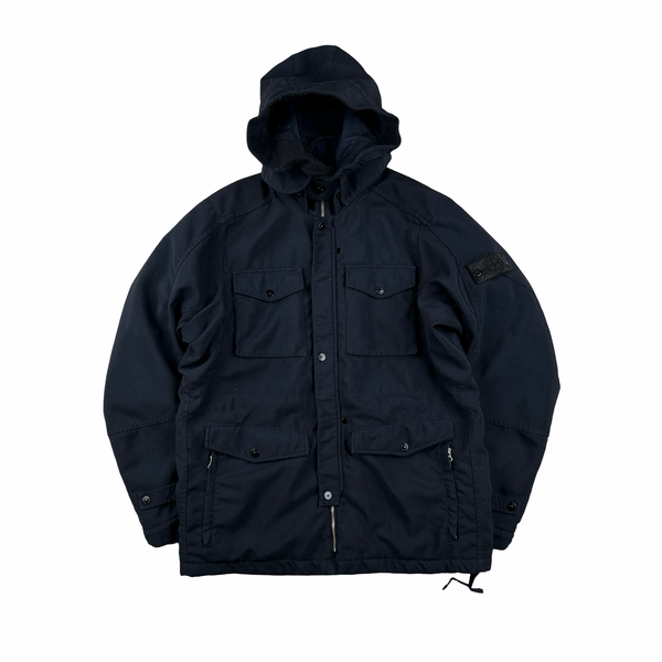 Stone Island 2014 Navy Shadow Project Hollowcore Multi Pocket Jacket - XL