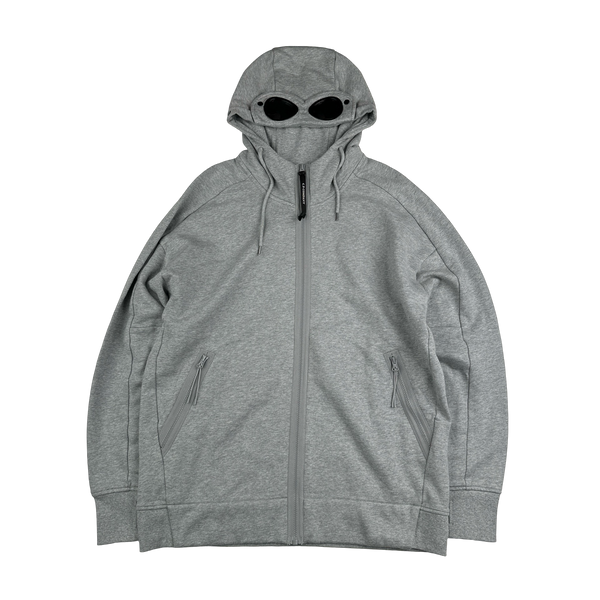 CP Company Goggle Hoodie Light Grey - XXL