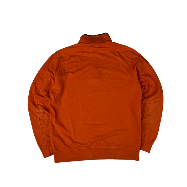 CP Company Orange Cotton Lens View Jumper - Large