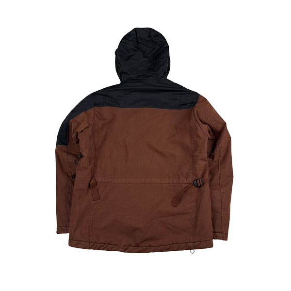 CP Company Black 50 Fili Quilted Explorer Cargo Jacket - XL