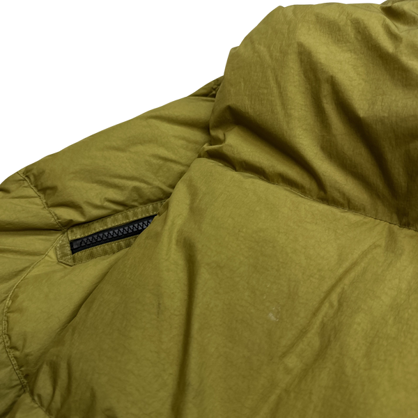 Stone Island 2021 Green Crinkle NY Down Puffer Jacket - XL
