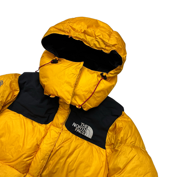 North Face Yellow Summit Series Baltoro 700 Fill Puffer Jacket - Small