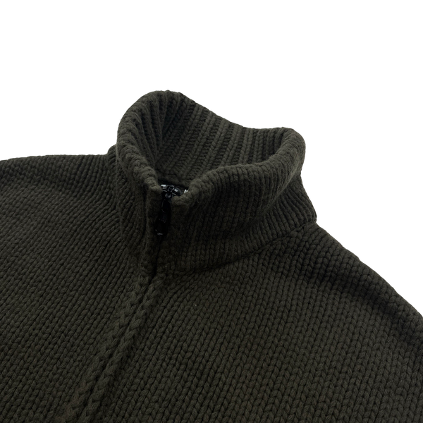 トップス 2003 STONE  DoubleZip Knit Sweat 2003 STONE ISLAND DoubleZip Knit Sweat Stone island vintage zip