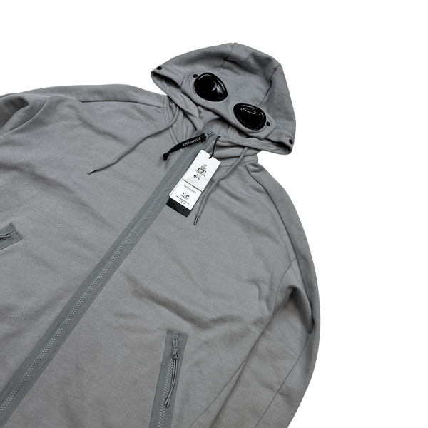 CP Company Stone Grey Lens Viewer Hoodie - Medium, Large, XXL, XS
