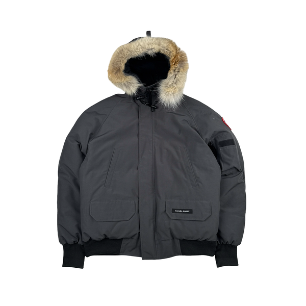 Canada Goose Grey Chilliwack Bomber Parka Jacket - Small