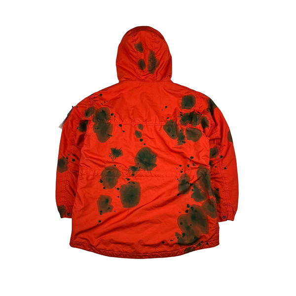 Stone Island 2023 Hand Colouring Orange David TC Micropile Smock - Medium