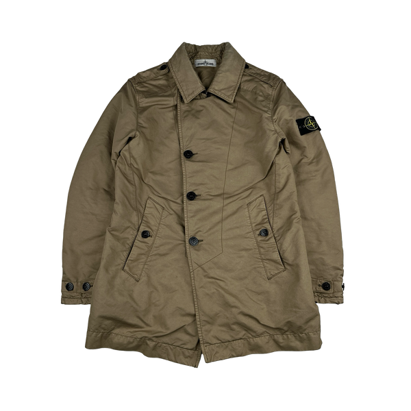 Stone Island 2013 Camel Quilted David TC Field Jacket - Medium