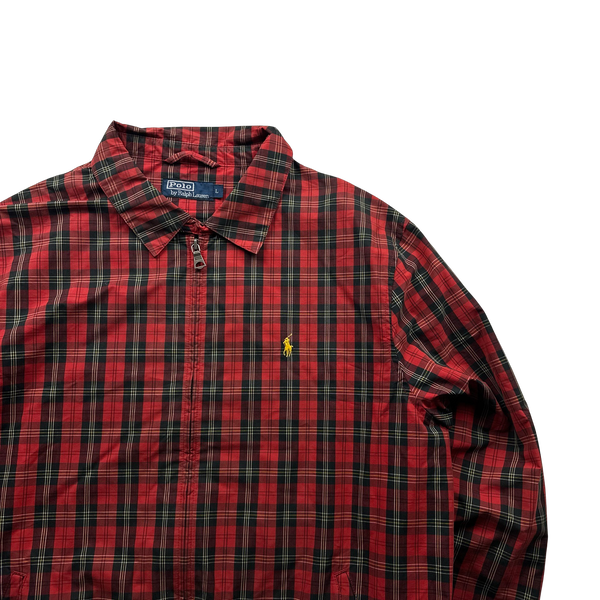 Ralph Lauren Plaid Harrington Jacket - Large