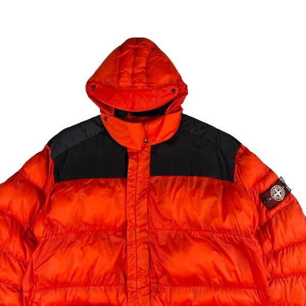 Stone Island 2008 Orange Aitor Throup Modular Anatomy Glove Jacket - XXL