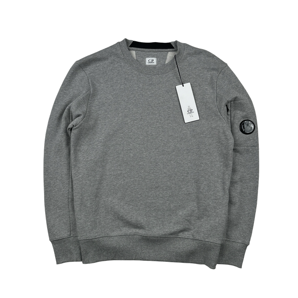 CP Company Light Grey Cotton Crewneck Sweatshirt - XS