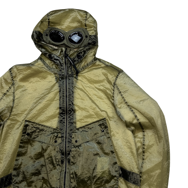 CP Company Green Kan D Sherling Lined Goggle Jacket - XL
