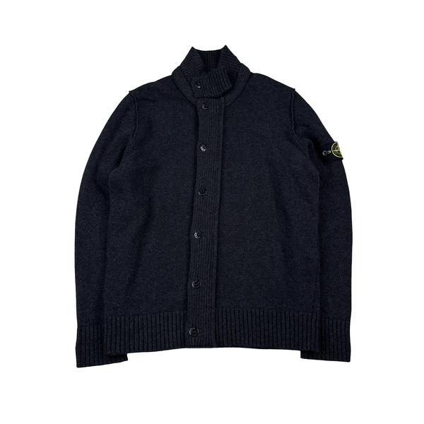 Stone Island 2016 Navy Wool Knit Jumper - XL