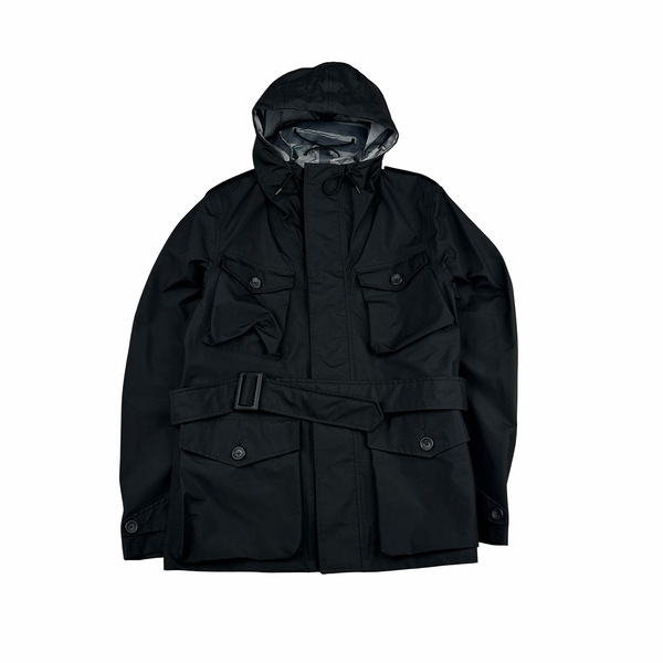 Ten C Black Field Multiple Pocket Smock Snow Jacket - Large