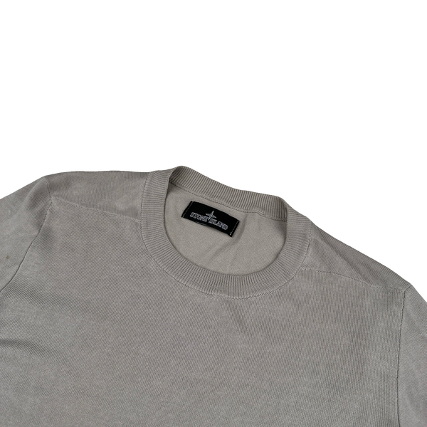 Stone Island 2017 Shadow Project Grey Cotton Crewneck Knit - Large