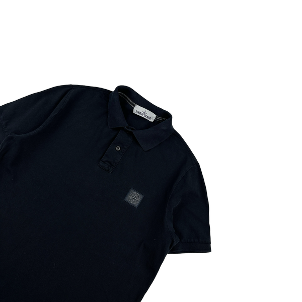 Stone Island 2019 Navy Slim Fit Polo - Medium