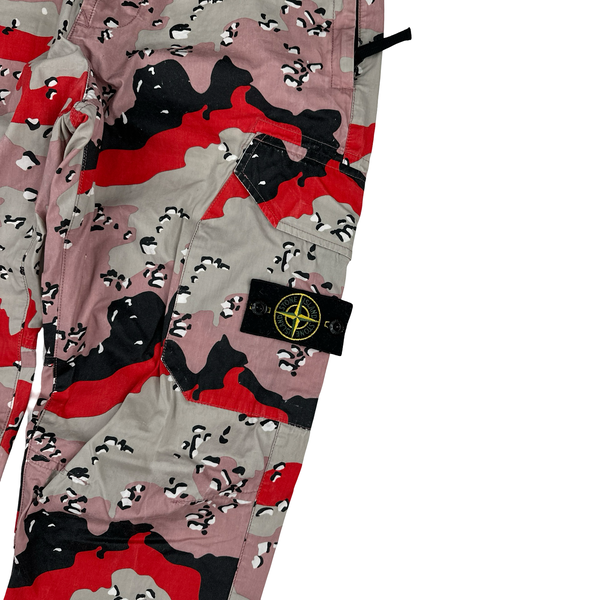 Stone Island 2020 3C+PU Desert Camo Cargo Trousers - 31"