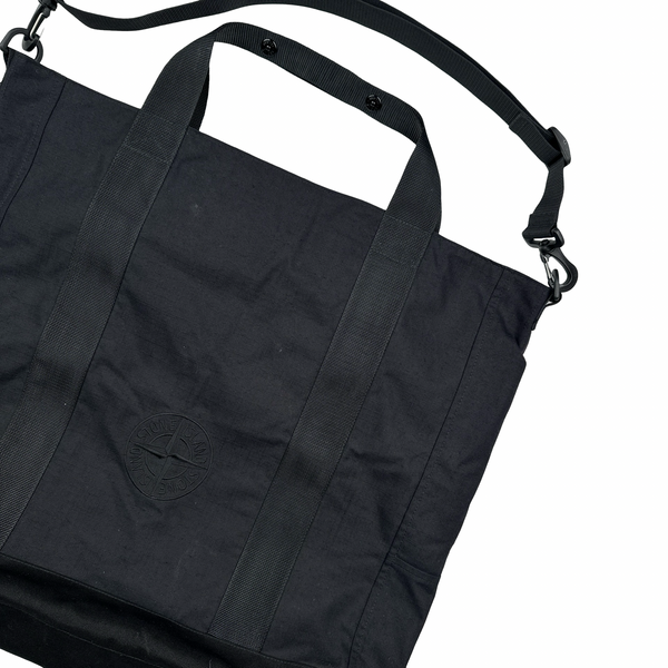 Stone Island 2022 Nylon Black Tote Backpack