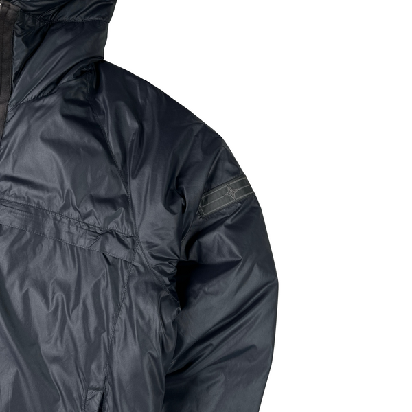 Stone Island 2006 Denims Navy Nylon Fleece Lined Hooded Jacket  - XL