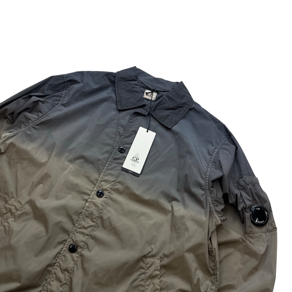 CP Company Shibori Dyed Nycra Buttoned Overshirt Jacket - XL