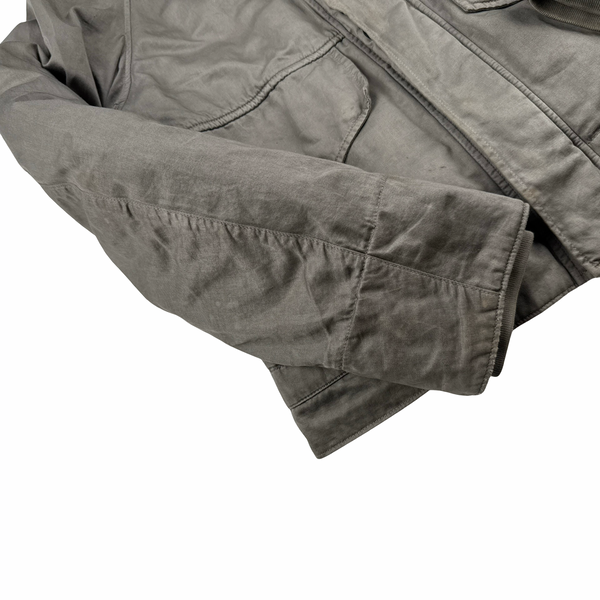 Stone Island 2009 Raso Gommato Down Filled Dutch Rope Lined Jacket - Small