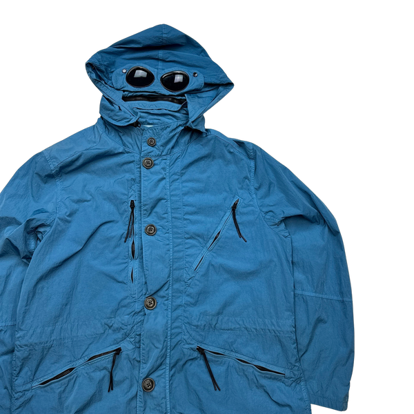 CP Company Blue Chrome Goggle Jacket - XXL