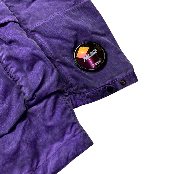 CP Company x Palace Purple Nylon La Mille Goggle Jacket - Large