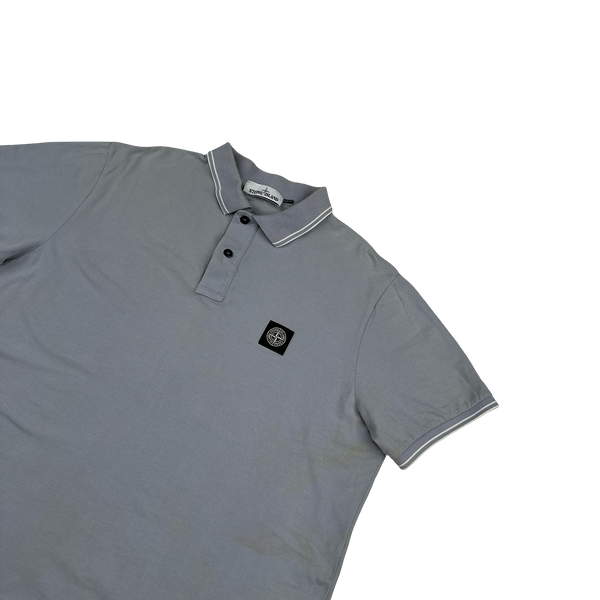 Stone Island Light Blue Short Sleeve Polo - 3XL