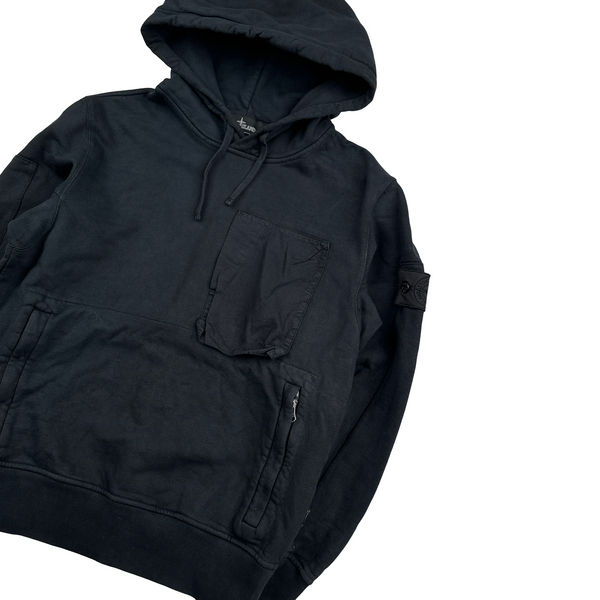 Stone Island Shadow Project Thick Cotton Pullover Hoodie - Small