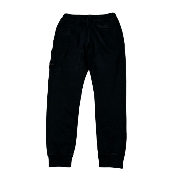 Stone Island 2018 Black Cotton Joggers - Medium