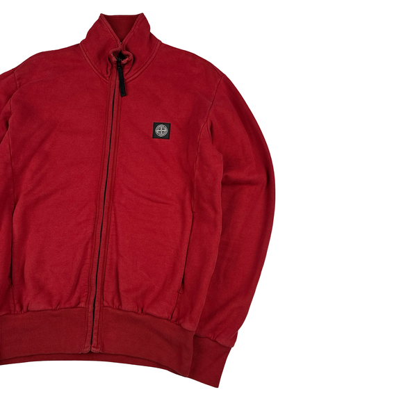 Stone Island Red Patch Cotton 2011 Jumper - Medium